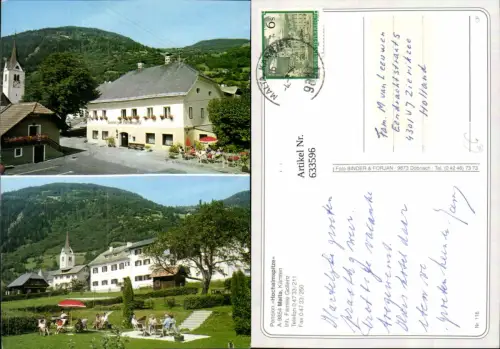 633596,Mehrbild Ak Malta Kärnten Pension Hochalmspitze