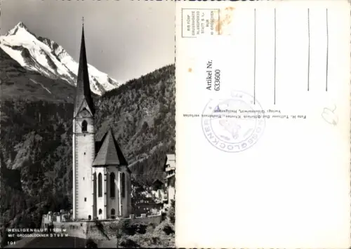 633600,Heiligenblut m. Großglockner Ansicht m. Kirche