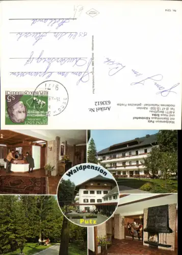 633612,Mehrbild Ak Berg im Drautal Waldpension Putz Kärntnerhof Haus Erika