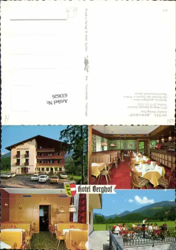 633626,Mehrbild Ak Berg im Drautal Hotel Berghof