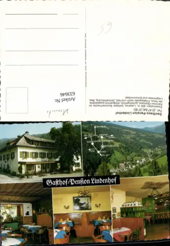 633646,Mehrbild Ak Eisentratten Gasthaus Pension Lindenhof Krems in Kärnten