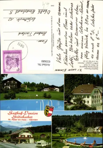 633680,Lendorf Gasthof Pension Gritschacher-Bugeinig St Peter im Holz