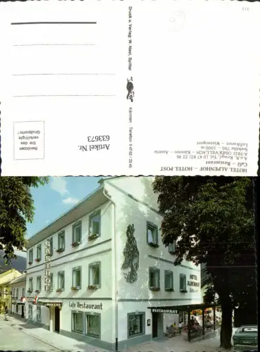 633673,Obervellach Hotel Alpenhof Hotel Post