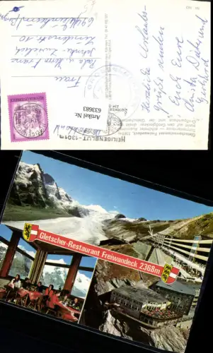 633683,Mehrbild Ak Gletscherrestaurant Freiwandeck Gletscher Heiligenblut