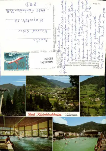 633696,Mehrbild Ak Bad Kleinkirchheim Schwimmbad Hallenbad