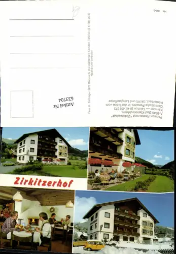 633704,Mehrbild Ak Bad Kleinkirchheim Pension Restaurant Zirkitzerhof