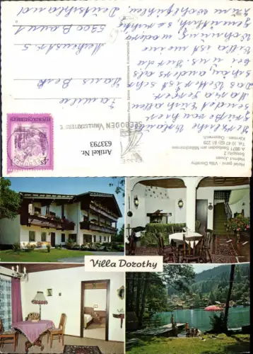 633793,Mehrbild Ak Seeboden a. Millstättersee Hotel garni Villa Dorothy