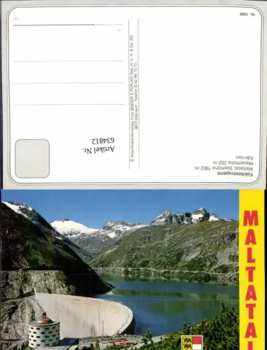 634812,Kölnbreinsperre Maltatal Talsperre Malta Kärnten