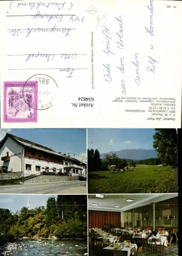 634824,Mehrbild Ak Lieserbrücke Lieserhofen Millstättersee Gasthof Zur Post