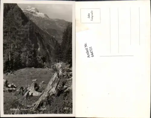 644721,Mallnitz Seebachtal m. Ankogel