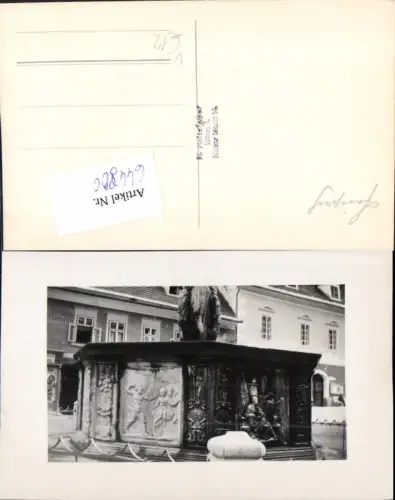 644800,tolle Foto-AK Friesach Brunnen Kärnten pub Feltzinger Wien