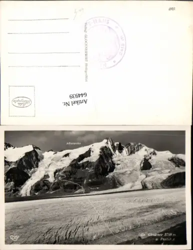 644939,Grossglockner Hochalpenstraße Heiligenblut Gletscher Pasterze