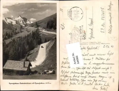 644966,Grossglockner Hochalpenstraße Heiligenblut Feldpost n. Radzyn FP Nr. 02360