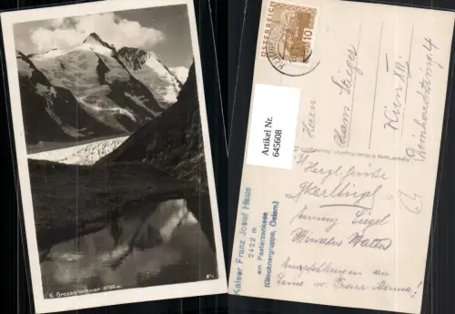 545608,Grossglockner Hochalpenstraße Heiligenblut Pasterze