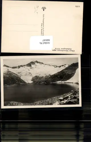 668187,Foto Ak Malta Oberer Schwarzhornsee geg. Hochalmspitze