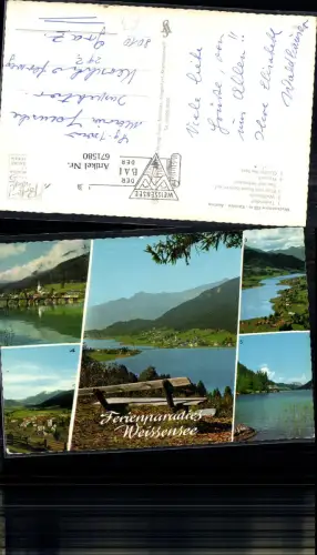 671580,Mehrbild Ak Weißensee Techendorf Weißbriach Neusach
