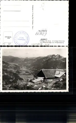 671619,Foto Ak Hochstadelhaus Oberdrauburg Blick ins Drautal