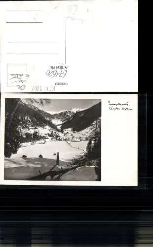 671620,Foto Ak Krems in Kärnten Innerkrems im Winter