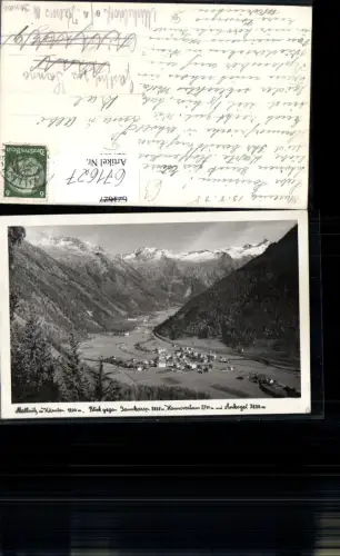 671627,Foto Ak Mallnitz Blick geg. Gamskarspitze Hannoverhaus Ankogel