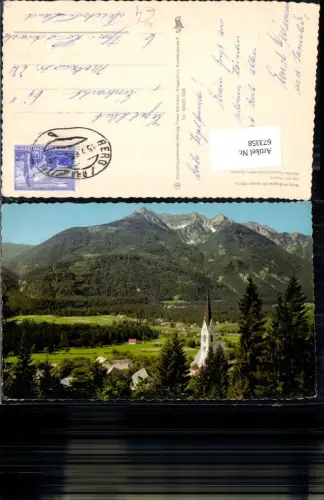 673358,Berg i. Drautal mit Jauken Ansicht m. Kirche