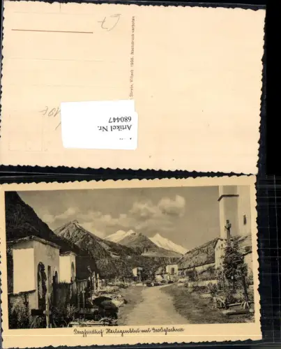 680447 Heiligenblut Friedhof Gräber Kirche Bergfriedhof Tod