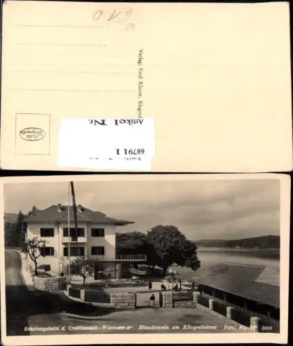 687911 Klopeinersee Haus Anstalt bei St. Kanzian