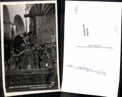 94839,Gurk in Kärnten Dom Kreuzaltar Kirche