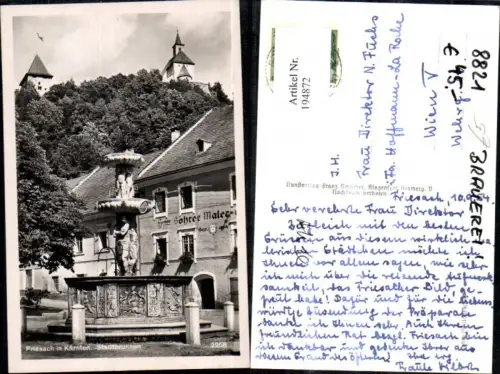 194872,Friesach Stadtbrunnen Brunnen Foto Ak