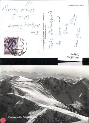 243898,Flattnitz Glödnitz Bergkulisse Winterbild pub Franz Schilcher 2561