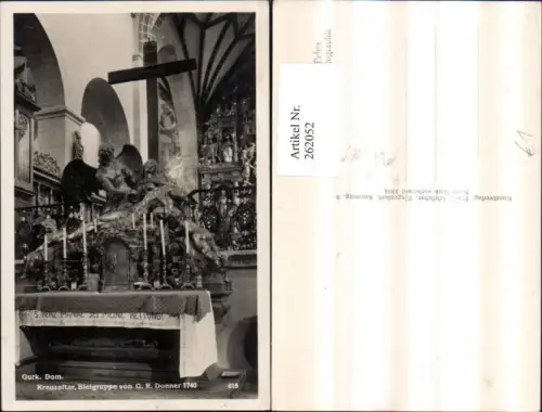 262052,Gurk Dom Kirche Kreuzaltar Beweinung Christi