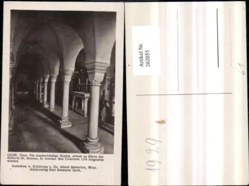 262055,Gurk Dom Kirche Krypta Arkaden