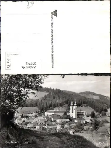 276742,Gurk Totale Dom Kirche m. Klostergebäude