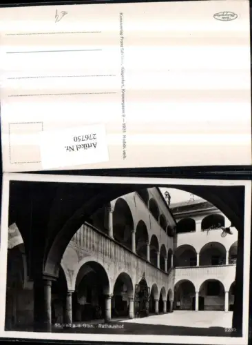 276750,St. Veit an d. Glan Rathaushof Hof Arkaden pub Franz Schilcher 2239