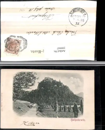 299947,Burg Hochosterwitz 1898 b. St. Georgen am Längsee Heureiter pub Stengel e Co 5617
