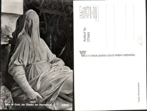 375681,Dom zu Gurk Glaube am Hemagrab Statue