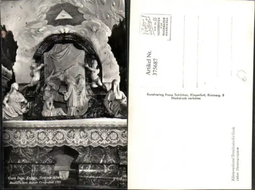 375687,Gurk Dom Krypta Hemma-Altar Statuen Figuren pub Franz Schilcher 610