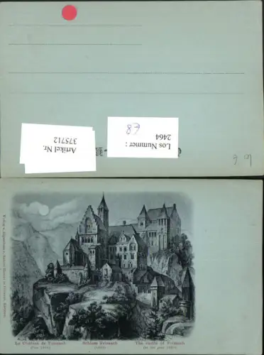 375712,Künstler Mond Litho Schloss Friesach Castle of Friesach
