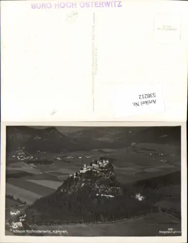 538212,tolle Fliegeraufnahme 1148 Burg Hochosterwitz b. Launsdorf St. Veit an der Glan