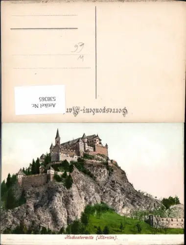 538365,tolle AK Hochosterwitz Burg b. Launsdorf St. Veit an der Glan pub Leon 969