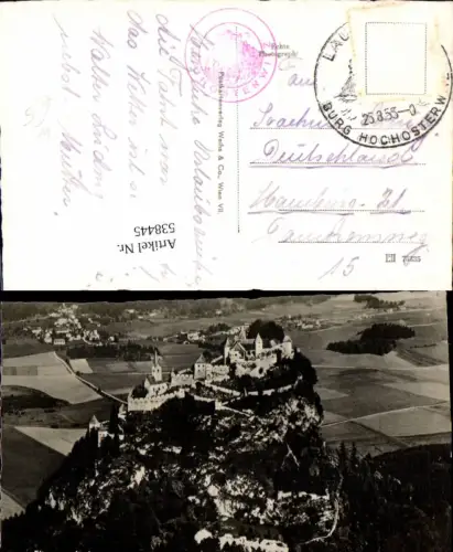 538445,Fliegeraufnahme Burg Hochosterwitz b. Launsdorf St. Veit an der Glan