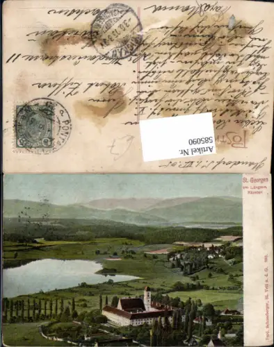 585090,St Georgen am Längsee Ansicht Stift Kirche