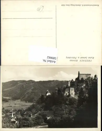 589062,Friesach in Kärnten Ruine Petersberg Lavant