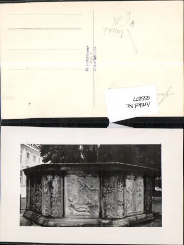 655077,Foto Ak Friesach Ansicht Stadtbrunnen Brunnen pub H. Feltzinger