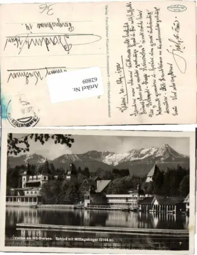 62809,Velden am Wörthersee Schlosshotewl Schilcher Nr 7