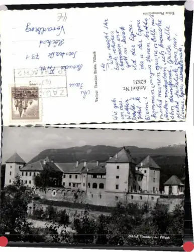 62831,Schloss Wernberg bei Villach pub Strein Nr 698