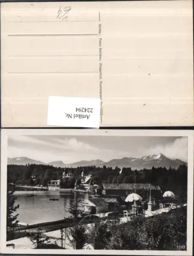 224294,Velden a. Wörthersee Schloss Kursaal pub Franz Schilcher 1253