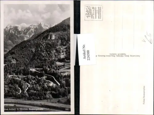 224300,Bad Vellach in Kärnten Seebergstraße pub Franz Schilcher 1957