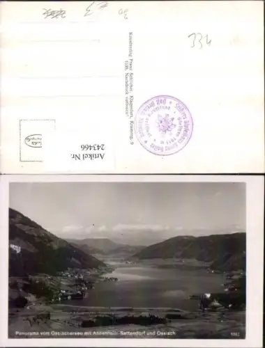 243466,Panorama v. Ossiachersee m. Annenheim Sattendorf u. Ossiach