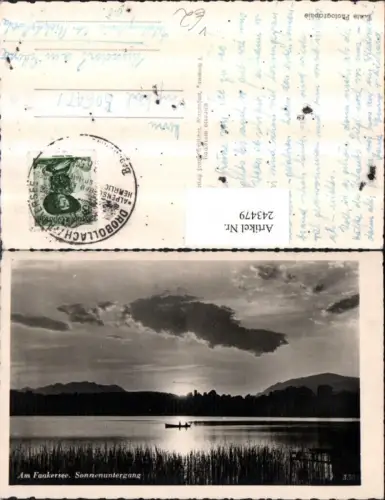 243479,Am Faakersee Sonnenuntergang Partie pub Franz Schilcher 3503