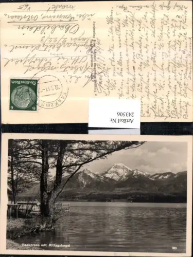243506,Faakersee m. Mittagskogel Partie pub Franz Schilcher 383